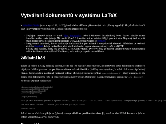 mathsessions/vytvareni-dokumentu-v-systemu-latex screenshot