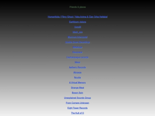 links screenshot