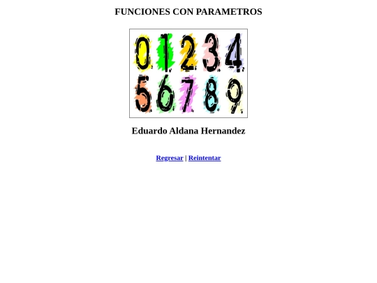 funcionconparametros screenshot