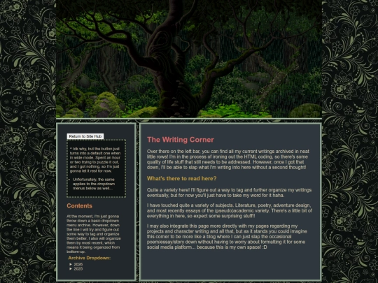 writing_archive screenshot