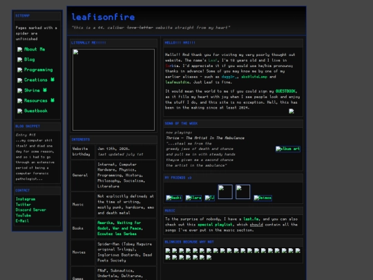 ARCHIVE/myspace screenshot