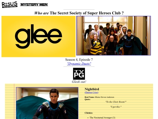 inspirations/glee screenshot