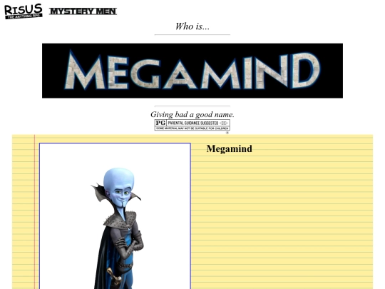 inspirations/megamind screenshot