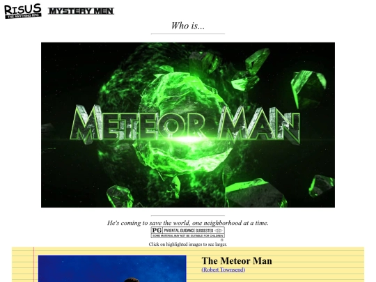 inspirations/meteorman screenshot