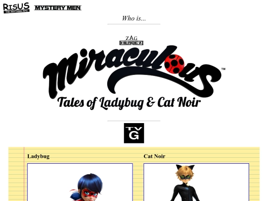 inspirations/miraculous screenshot