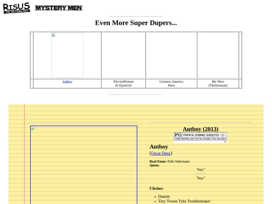 inspirations/superdupers screenshot