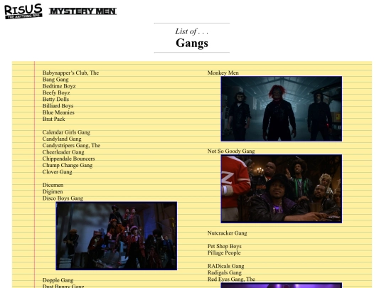 supers/gangs screenshot
