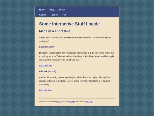 games screenshot