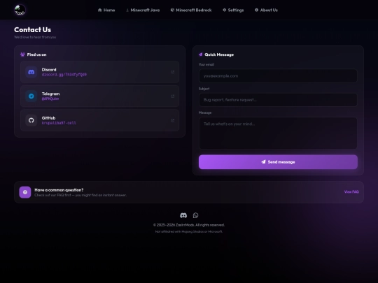 contact-us screenshot