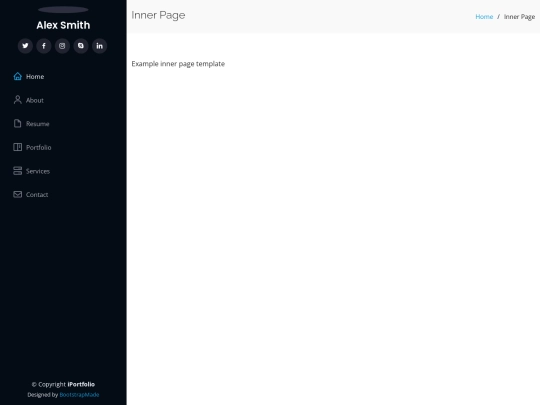 CV/inner-page screenshot