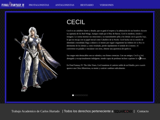 protagonistas screenshot