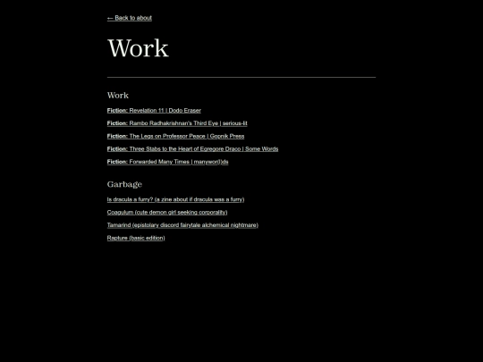 work screenshot