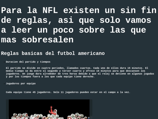 reglasdeldeporte screenshot