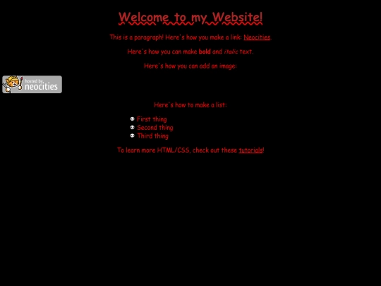 links screenshot
