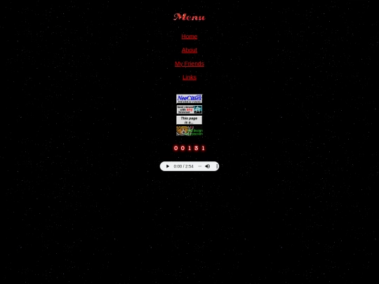 menu screenshot