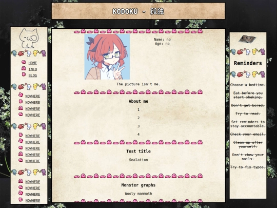 bio screenshot