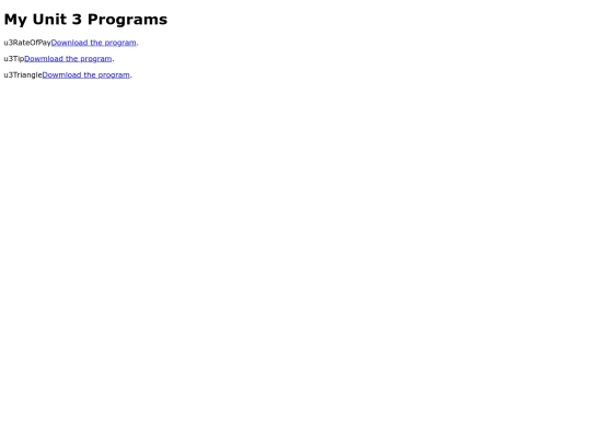 unit3 screenshot