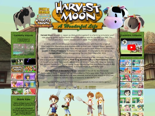 harvestmoon screenshot