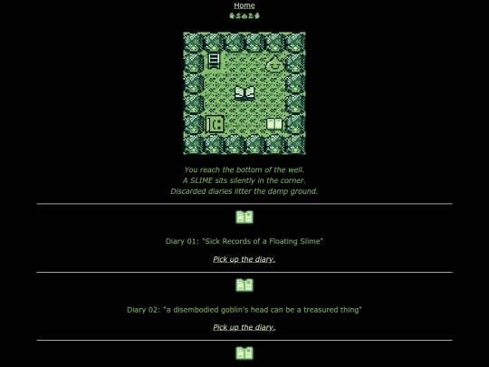 diary screenshot