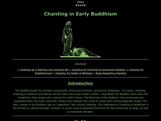 earlychanting screenshot
