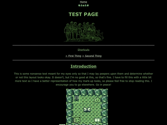 test screenshot