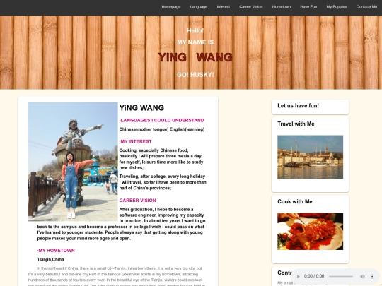 homework4/mynewhomepage screenshot