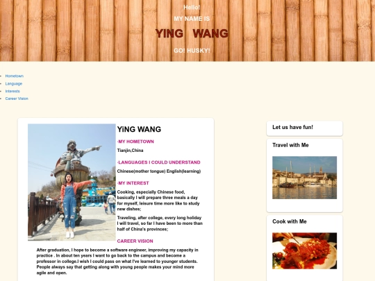 wy/mynewhomepage screenshot