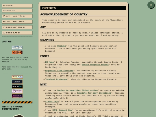 credits screenshot