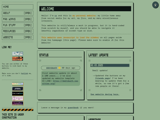 index screenshot