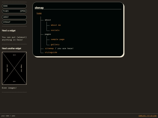 templates/cc-link/demo/2/sitemap screenshot