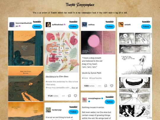 commonplace/tumblr screenshot