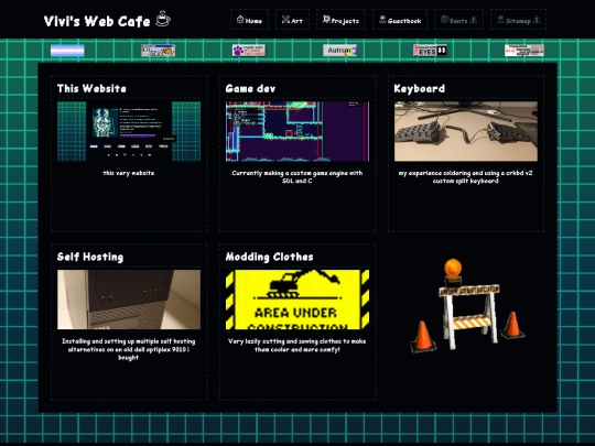 pages/projects screenshot