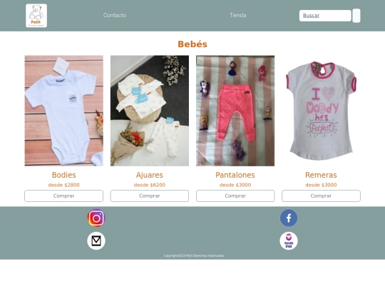 pages/bebes screenshot