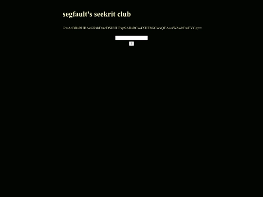 projects/seekrit screenshot