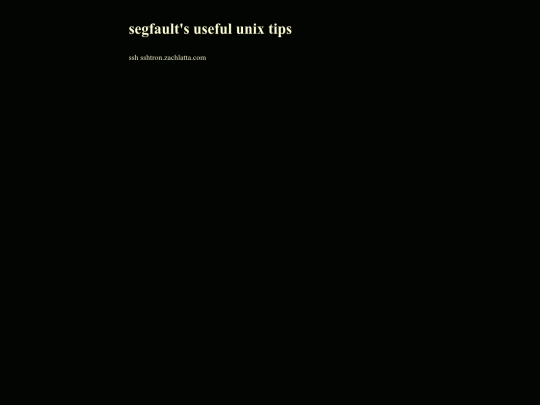 projects/unix-notes screenshot