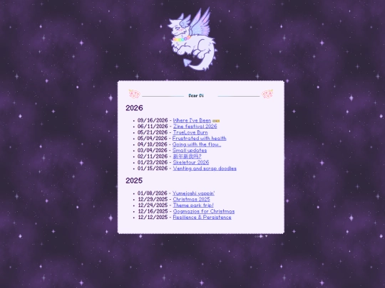 blog screenshot