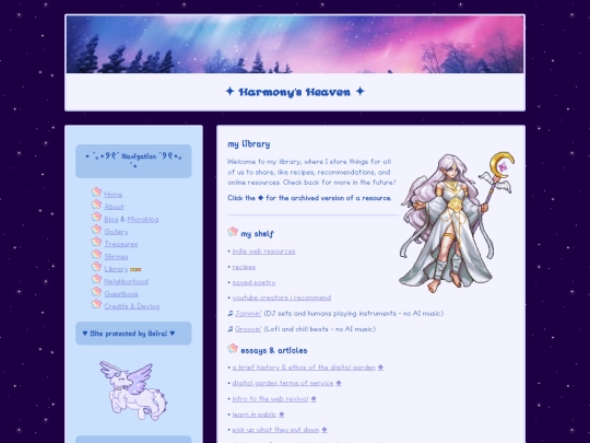 library screenshot