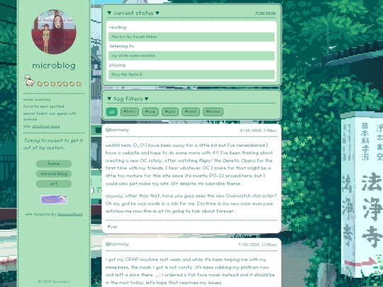 microblog screenshot