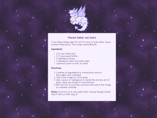 recipes/pboatballs screenshot