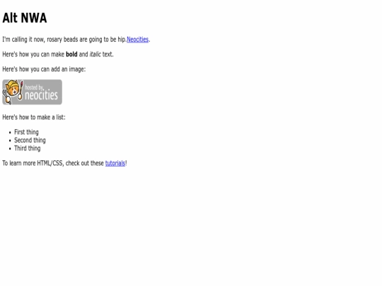 index screenshot