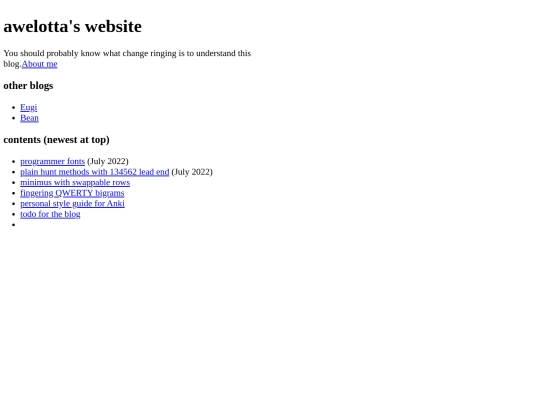 index screenshot