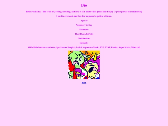 about-me screenshot