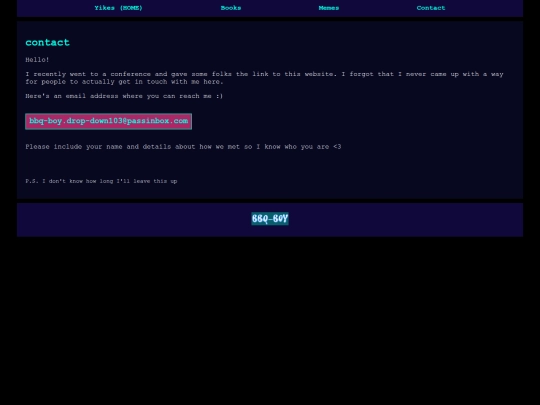contact screenshot