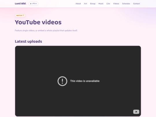 videos screenshot