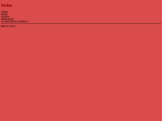 links screenshot