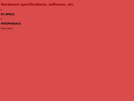specssheet screenshot