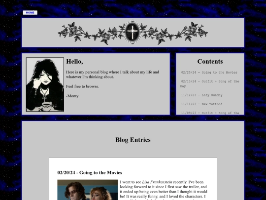 blog screenshot