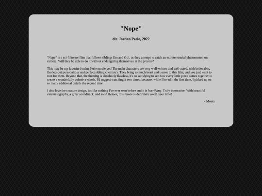 nopereview screenshot