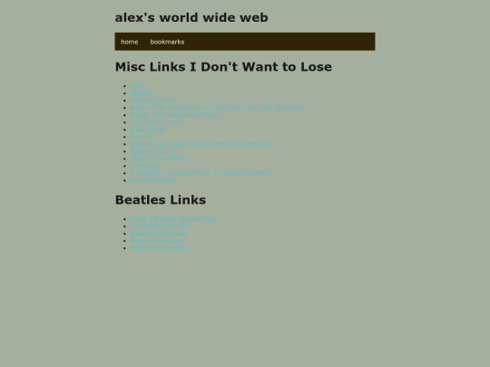 bookmarks screenshot