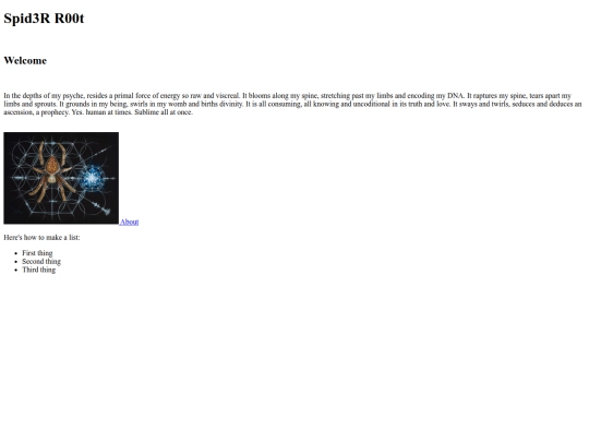 Welcome screenshot